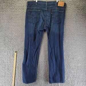 Levis Jeans Mens 40x34 Blue 569 Relaxed Straight Denim